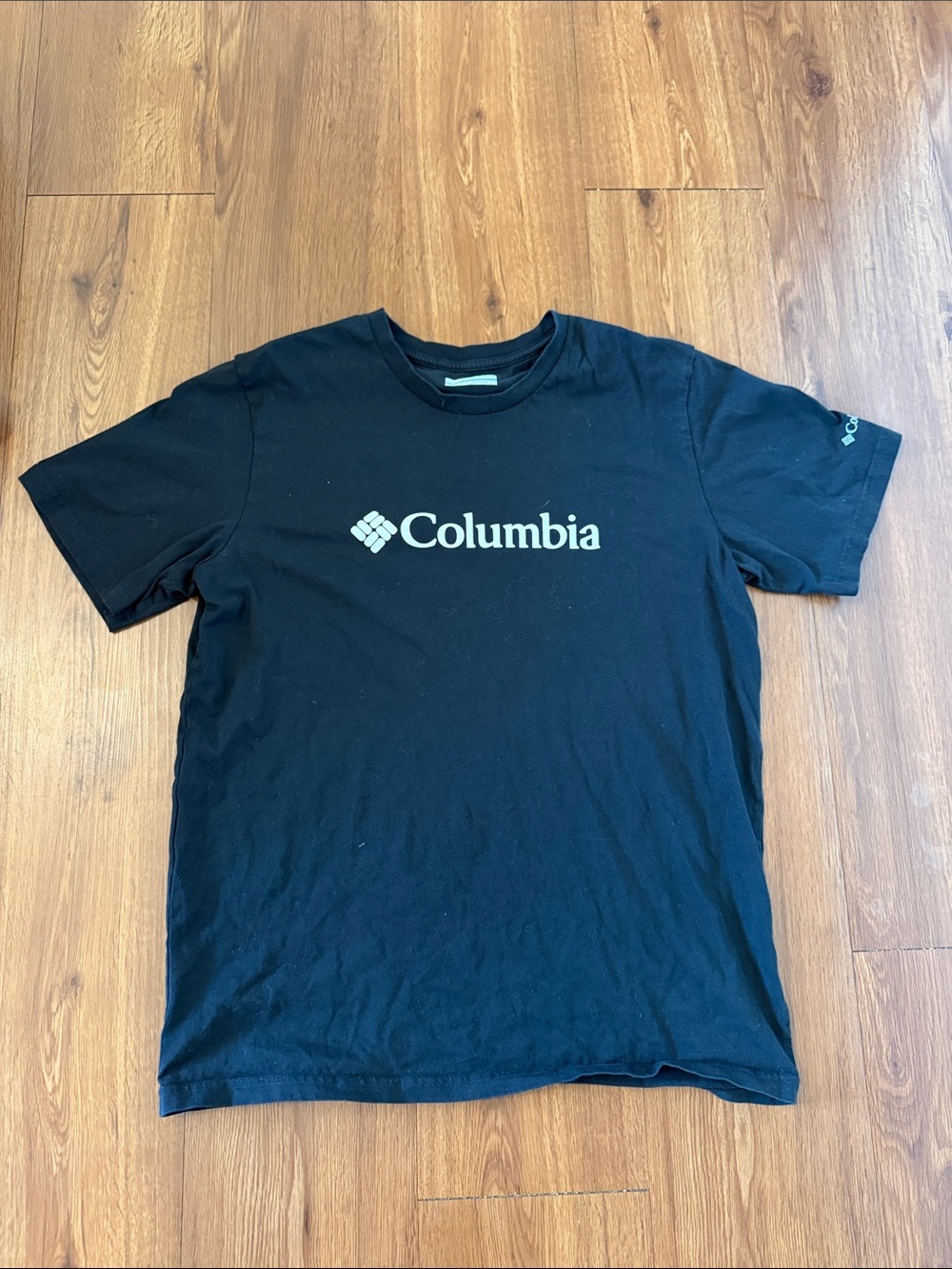 Columbia Black Short-Sleeve Logo Tee